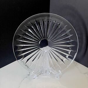 Balmoral Crystal Cake Platter by Val St. Lambert